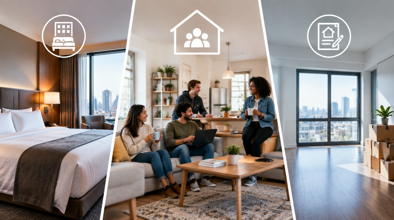 Between a Hotel and a Lease: Where Shared House Rentals Fit for a Temporary Stay