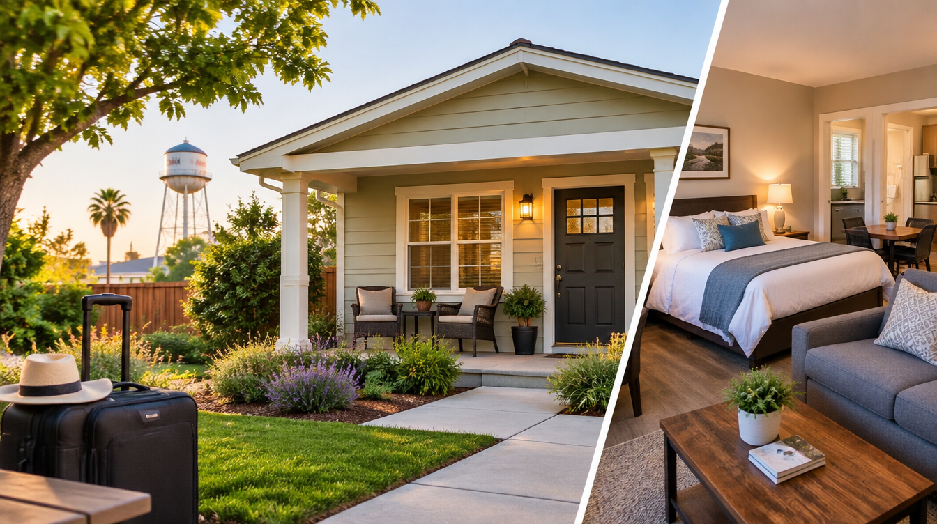 furnished guest house in Visalia